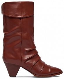 Botki na słupku Badura brązowe 