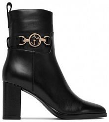 Botki na słupku Eva Minge czarne 