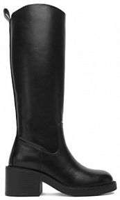 Kozaki na obcasie JENNY czarne 