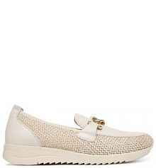 Półbuty Caprice écru damskie 