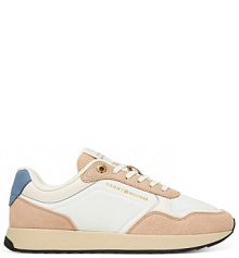 Sneakersy Tommy Hilfiger écru damskie 
