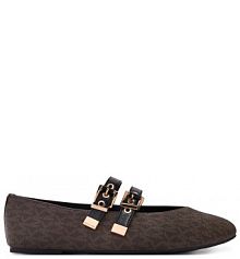 Baleriny MICHAEL Michael Kors brązowe damskie 