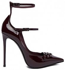 Szpilki Le Silla bordowy 