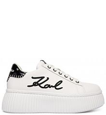Sneakersy KARL LAGERFELD białe damskie 