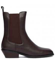 Botki na słupku GINO ROSSI brązowe 