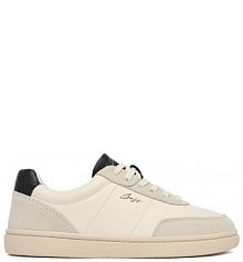 Sneakersy BOSS écru damskie 