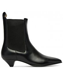 Botki na słupku LOVE MOSCHINO czarne 