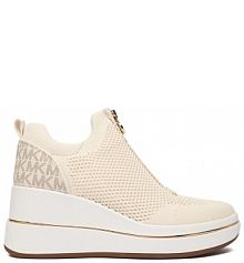 Sneakersy MICHAEL Michael Kors écru damskie 