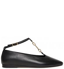 Baleriny Tommy Hilfiger czarne damskie 