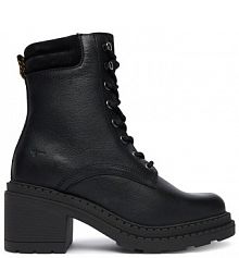 Botki na słupku Tamaris czarne 