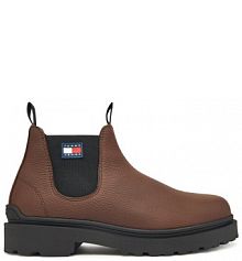 Sztyblety Tommy Jeans brązowe męskie 