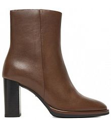 Botki na słupku GINO ROSSI brązowe 