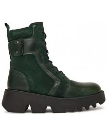 Botki Fly London zielone damskie 