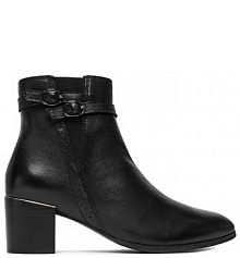 Botki na słupku Lasocki czarne 