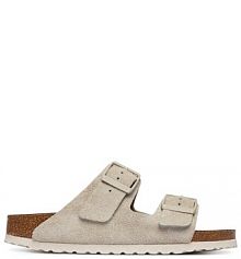 Klapki Birkenstock beżowe damskie 