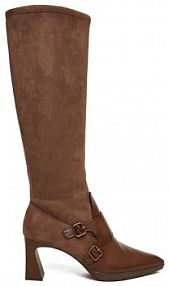 Kozaki na obcasie Hispanitas brązowe 