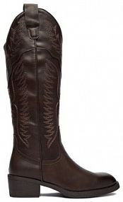 Kozaki na obcasie JENNY brązowe 