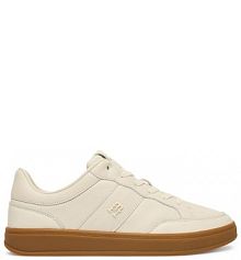 Sneakersy Tommy Hilfiger écru damskie 