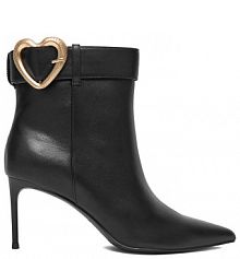 Botki na szpilce Eva Minge czarne 