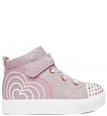 Sneakersy Skechers różowe złoto dziecięce 