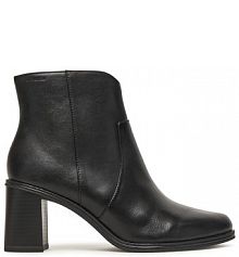 Botki na słupku Tamaris czarne 