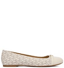 Baleriny MICHAEL Michael Kors écru damskie 