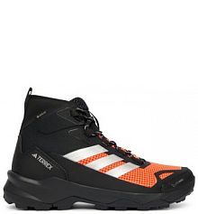 Buty trekkingowe wysokie adidas pomarańczowe męskie 