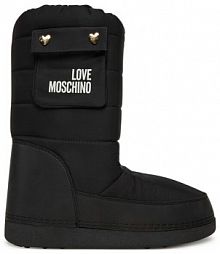 Śniegowce LOVE MOSCHINO czarne damskie 