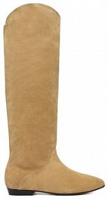 Kozaki Badura beżowe damskie 