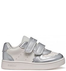 Sneakersy Geox srebrne dziecięce 