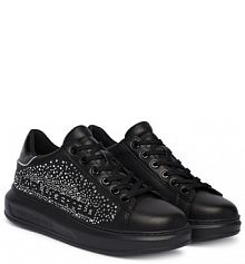 Sneakersy KARL LAGERFELD czarne damskie 