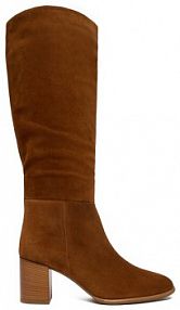 Kozaki na obcasie HÖGL brązowe 