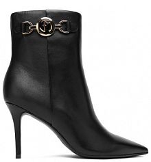 Botki na szpilce Eva Minge czarne 