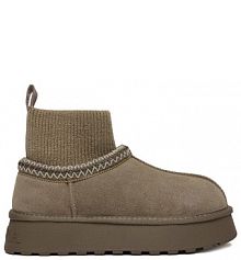 Śniegowce Badura beżowe damskie 