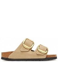 Klapki Birkenstock brązowe damskie 