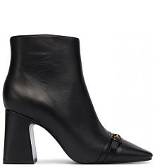 Botki na słupku Coccinelle czarne 