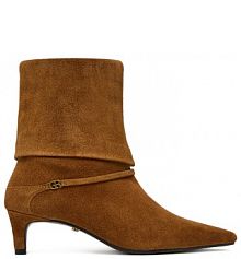 Botki na szpilce GINO ROSSI brązowe 