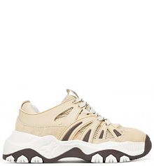 Sneakersy Patrizia Pepe beżowe damskie 