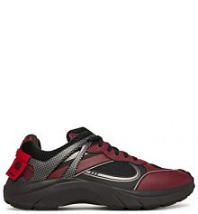 Sneakersy HUGO bordowy męskie 