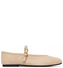 Baleriny LOVE MOSCHINO beżowe damskie 
