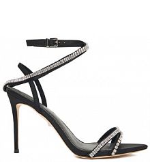 Sandały na szpilce Marciano Guess czarne 