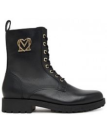 Botki LOVE MOSCHINO czarne damskie 