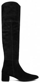 Kozaki na obcasie HÖGL czarne 