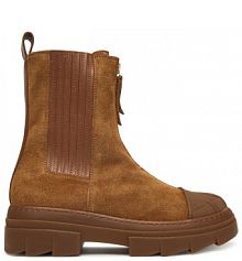 Botki Furla brązowe damskie 