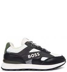 Sneakersy BOSS czarne dziecięce 