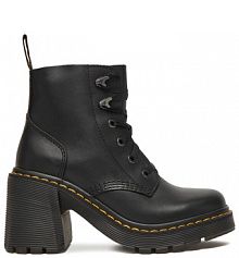 Botki na słupku Dr. Martens czarne 