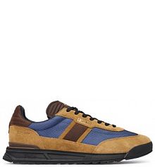 Sneakersy Polo Ralph Lauren brązowe męskie 