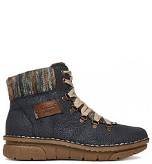 Botki Rieker granatowe damskie 