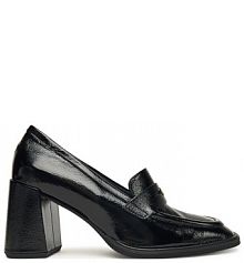 Półbuty na obcasie Furla czarne damskie 