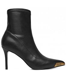 Botki na szpilce Versace Jeans Couture czarne 